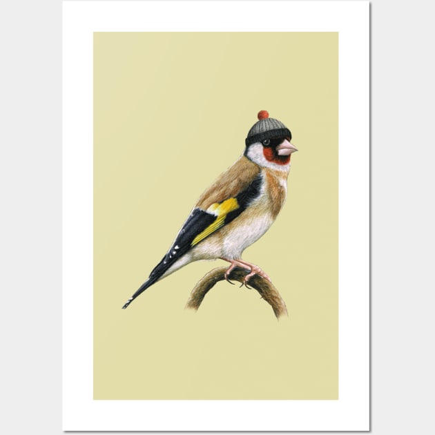 European goldfinch Wall Art by Mikhail Vedernikov